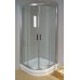 RAVAK Rapier NRKCP4-100 sprchovací kút štvrťkruhový posuvný, satin+Transparent 3L3A0U00Y