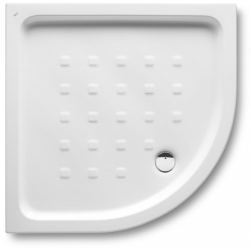 Roca Easy Angular akrylátová sprchová vanička štvrťkruhová 75 x 75 cm, biela 7374795000