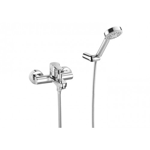 Roca L20 vaňová nástenná páková batéria so sprchovou súpravou 75A0109C00