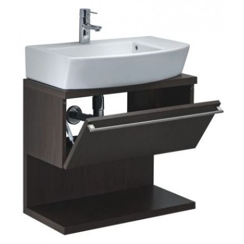 Roca Hall skrinka 66 x 56,5 x 33,5 cm, výklopné dvierka, wenge 7856431601