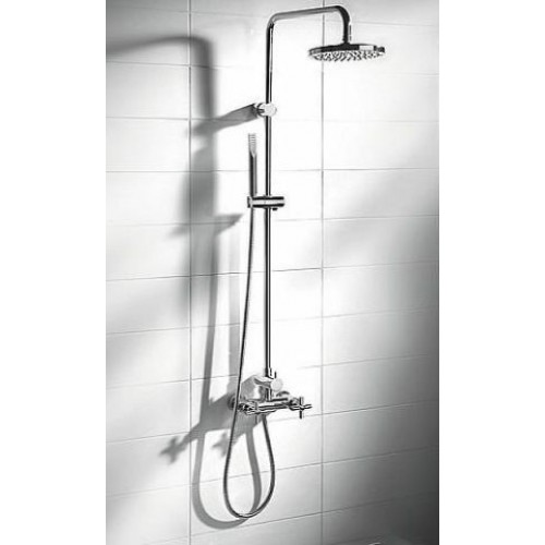Roca Loft sprchový stĺp s nástennú batériou chróm 75A9743C00 Roca Loft sprchový stĺp s nástennú batériou chróm 75A9743C00