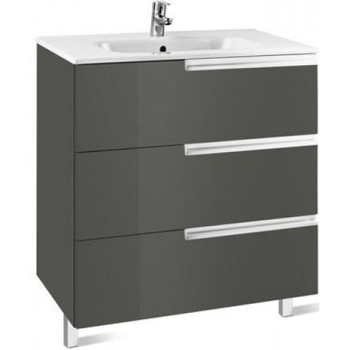 Roca Unik Victoria-N Family nábytková zostava 60cm s umývadlom, antracit 7855839153