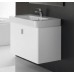 Roca Senso Square skrinka na umývadlo 65 cm, zásuvka, matný lak, biela 7856300858