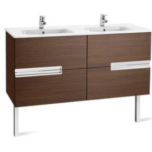 Roca Unik Victoria-N nábytková zostava 120cm s dvojumývadlom, dub 7855830155