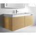 Roca Stratum skrinka 129 × 49,5 × 45cm pod umývadlo dyha dub 7856222609