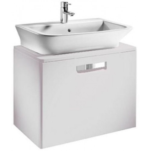 Roca The Gap skrinka pod umývadlo 45 cm pánty vpravo matná biela 7856522576
