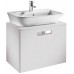 Roca The Gap skrinka pod umývadlo 45 cm pánty vpravo matná biela 7856522576