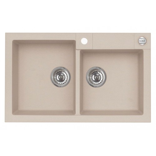 ALVEUS Rock 90 granitový kuchynský drez 780x480 mm, oat 1219053 ALVEUS Rock 90 granitový kuchynský drez 780x480 mm, oat 1219053