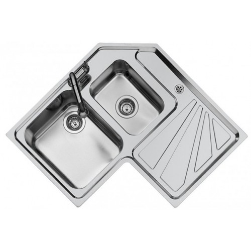 FOSTER nerezový drez rohový, STD 3308