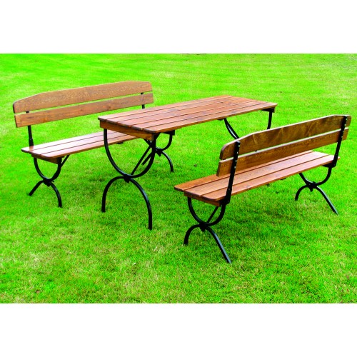 Záhradný set BRAVO 180 cm, borovica / kov 245/9 Záhradný set BRAVO 180 cm, borovica / kov 245/9