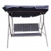 Hojdačka záhradná COMFORT 170 x 110 x 153 cm, čierna 117/1