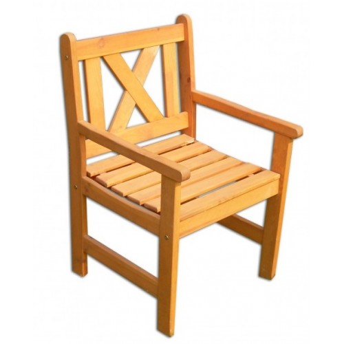 Kreslo záhradné 2 ks - FSC, borovica 153/1