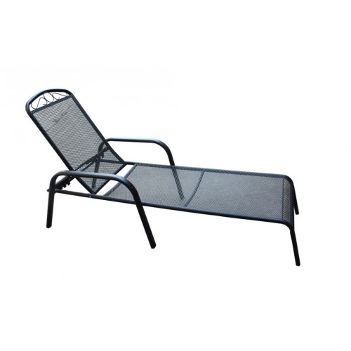 Lehátko ZWMC-53 záhradný 200 x 63 x 65 cm, čierna 97/24 Lehátko ZWMC-53 záhradný 200 x 63 x 65 cm, čierna 97/24