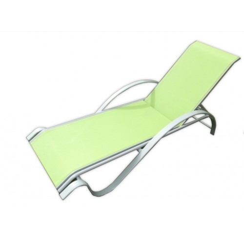 Lehátko ZWC-78 záhradné 65,5 x 194 x 81/54 cm, svetlo zelená 17/40006