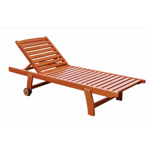 Záhradné ležadlo LUISA 193x65 cm, borovica 414/61