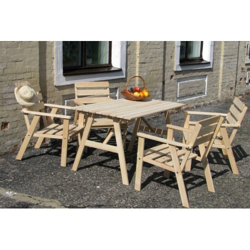 Záhradný set SAHARA prírodná borovica 590563 Záhradný set SAHARA prírodná borovica 590563