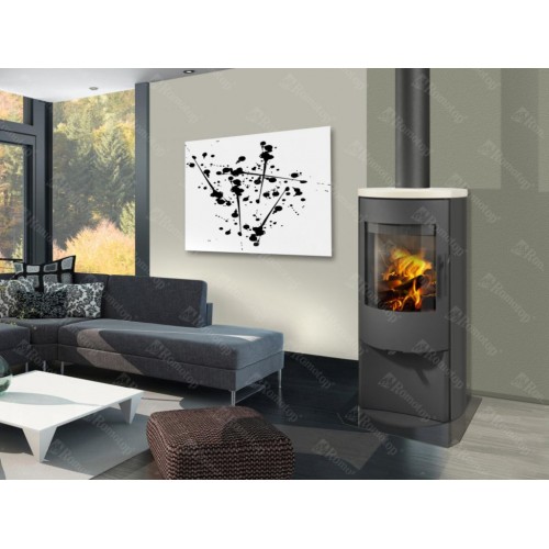 Romotop Alpera E 04 krbové kachle, plech, keramika