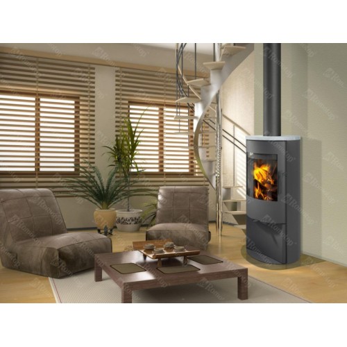 Romotop Alpera E05 krbové kachle, plech, kameň