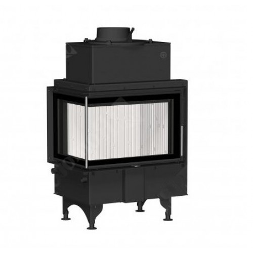 Romotop ANGLE L 2G S 66.44.44.05 dizajnová krbová rohová vložka, ľavá