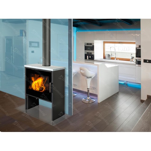 Romotop Riano N05 krbové kachle, plech, kameň