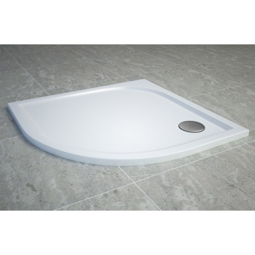 RONAL ANNEA štvrťkruhová vanička sprchová vanička 80x80 cm, liaty mramor WAR55080004
