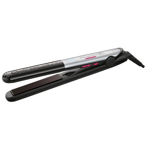 ROWENTA Liss & Curl Keratín Shine Elite čierna / strieborná žehlička na vlasy SF4522D0