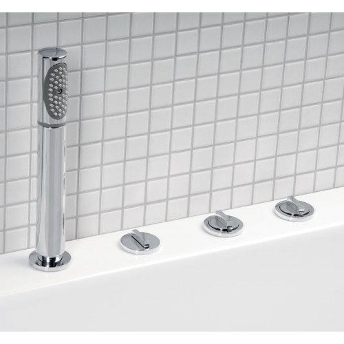 SAPHO NA OKRAJ VANE RS1451 štvorprvková batérie ROUND, 2 cesty