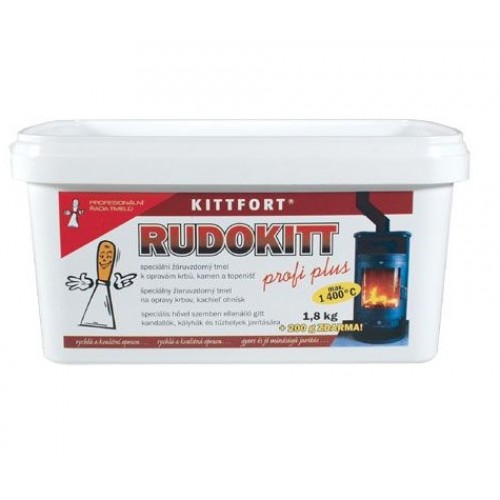 Kittfort RUDOKIT žiaruvzdorný tmel 2 kg