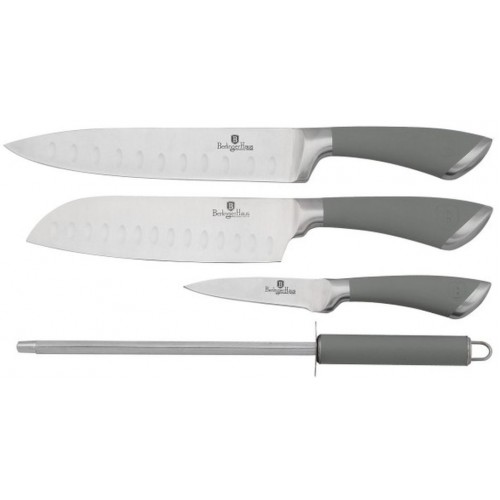 BERLINGERHAUS Velvet Sada nožov 4 ks, nerez, šedá BH-2016 BERLINGERHAUS Velvet Sada nožov 4 ks, nerez, šedá BH-2016