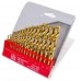Sada vrt. HSS (19ks / 1,0-10,0 mm) TITAN, plast 26119