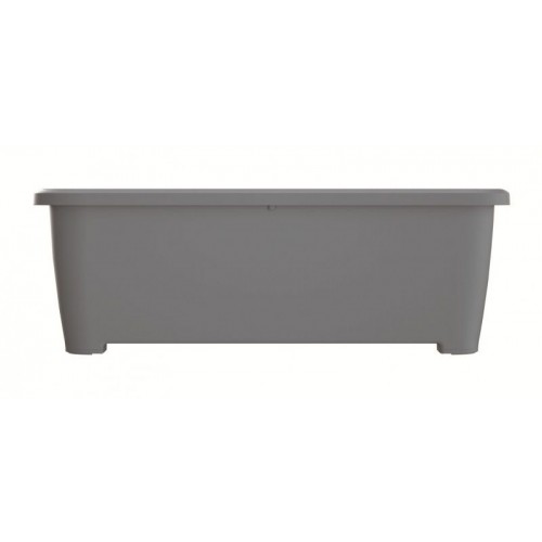 PROSPERPLAST RESPANA Planter Low Prenosný truhlík 77 cm, šedý kameň ISEB770