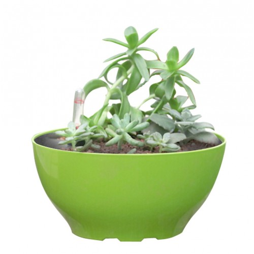 Samozavlažovací kvetináč G21 Ring big zelený 22cm 6392563