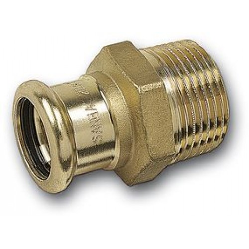SANHA CU prechod vonkajší 8243g 15x3/8" PRESS SANHA CU prechod vonkajší 8243g 15x3/8" PRESS