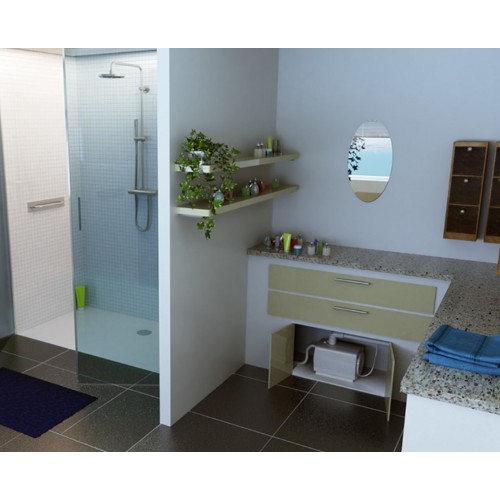 SANIBROY SANIFLOOR + 3 Čerpadlo pre plochú sprchovú vaničku HI-FLOOR3 SANIBROY SANIFLOOR + 3 Čerpadlo pre plochú sprchovú vaničku HI-FLOOR3