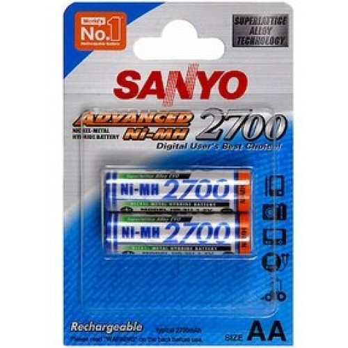 SANYO Nabíjacie batérie HR 3U-2BP 2700 MAH, AA 2KS 35019188