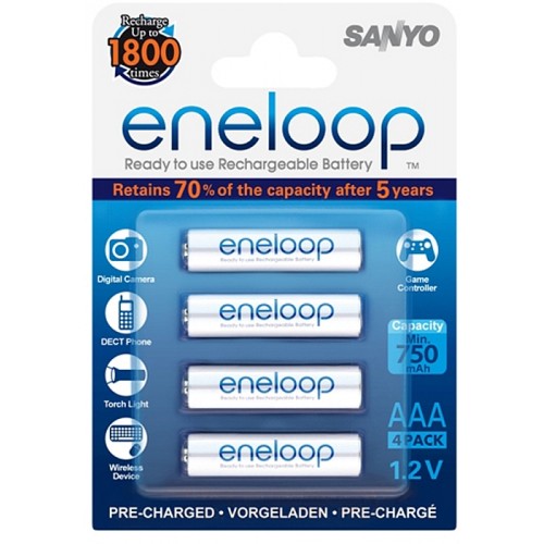 SANYO Batérie HR 4UTGB-4BP ENELOOP AAA 4KS 1800C 35033331 