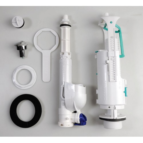 SAPHO RETRO 750993 úsporný splachovací mechanizmus na WC kombi, bronz SAPHO RETRO 750993 úsporný splachovací mechanizmus na WC kombi, bronz