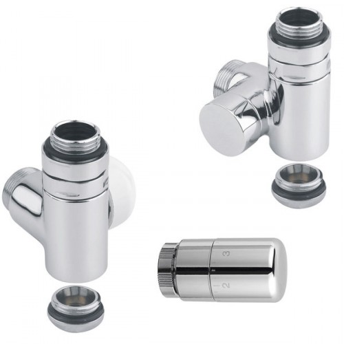 SAPHO LINA CP3021 CORNER COMBI pripojovacia sada ventilov termostatická, ľavé, chróm