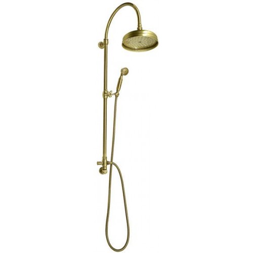 SAPHO VANITY sprchový stĺp s pripojením vody zo steny, retro, bronz SET056 SAPHO VANITY sprchový stĺp s pripojením vody zo steny, retro, bronz SET056