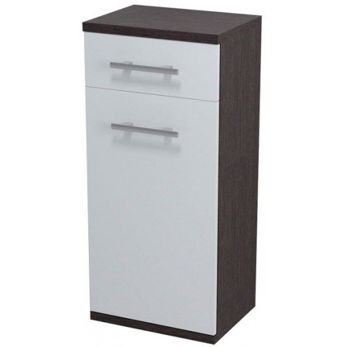 SAPHO BEATA 52070L skrinka spodná 35x87, 5x30cm, ľavá, wenge / biela