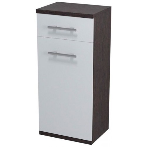 SAPHO BEATA 52075P skrinka spodná 35x87, 5x30cm, pravá, wenge / biela