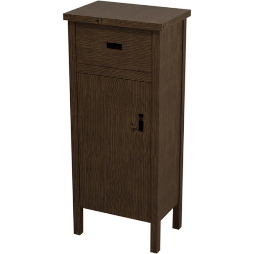 SAPHO BRAND skrinka nízka 48x110x33cm , ľavá , morený smrek