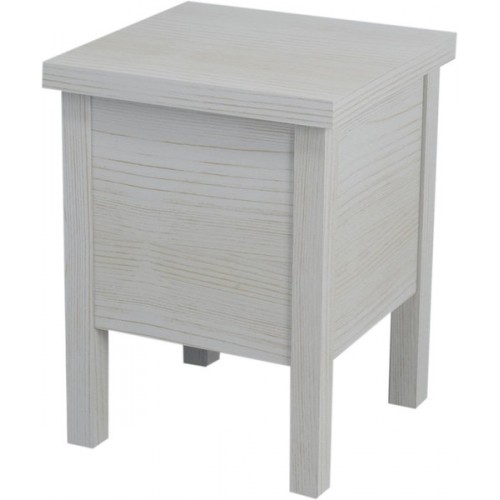 SAPHO BRAND stolička s úložným priestorom 35x46x35cm , starobiela