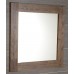 SAPHO BRAND zrkadlo 80x80x2cm , morený smrek