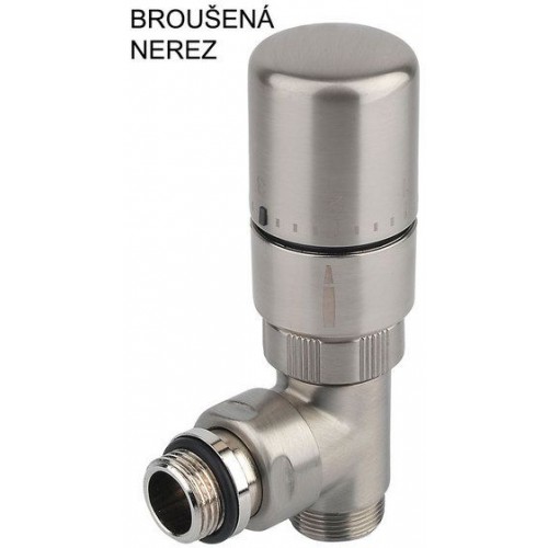 SAPHO CORNER COMBI pripojovacia sada ventilov termostatická, pravé, nerez CP3522