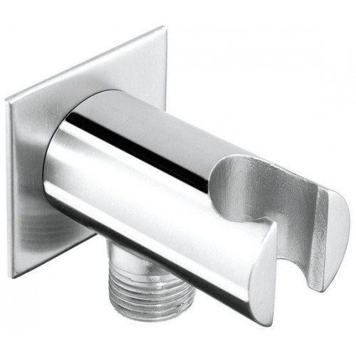 SAPHO Vývod sprchy s držiakom, guľatý, chróm AQ615 SAPHO Vývod sprchy s držiakom, guľatý, chróm AQ615