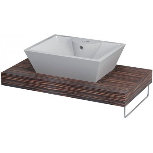 SAPHO ELSA 59701DB doska 80x44cm, otvor uprostred, dub tmavý SAPHO ELSA 59701DB doska 80x44cm, otvor uprostred, dub tmavý