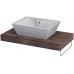 SAPHO ELSA 59701DB doska 80x44cm, otvor uprostred, dub tmavý