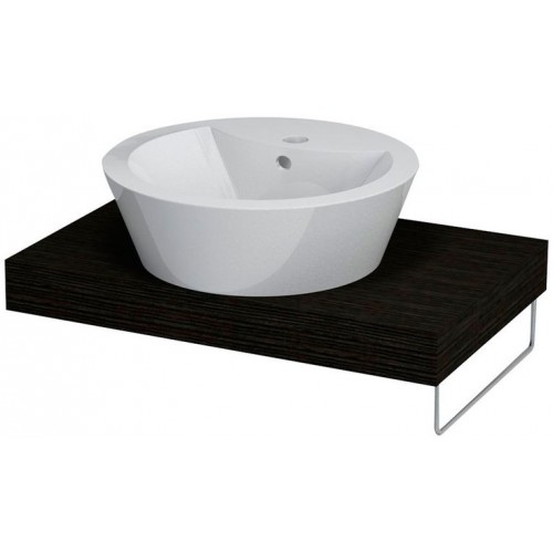 SAPHO ELSA 59700DB doska 70x44cm, otvor uprostred, dub tmavý SAPHO ELSA 59700DB doska 70x44cm, otvor uprostred, dub tmavý