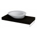 SAPHO ELSA 59702DB doska 90x44cm, otvor uprostred, dub tmavý